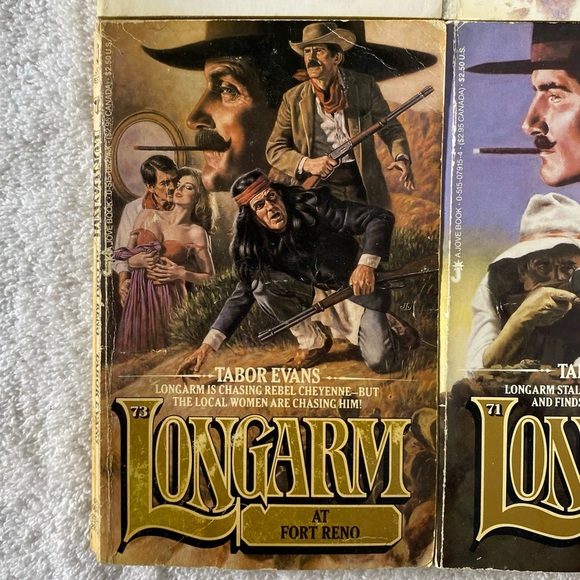 Vintage Longarm Action Western Romance Novel x4 - Picture 4 of 14
